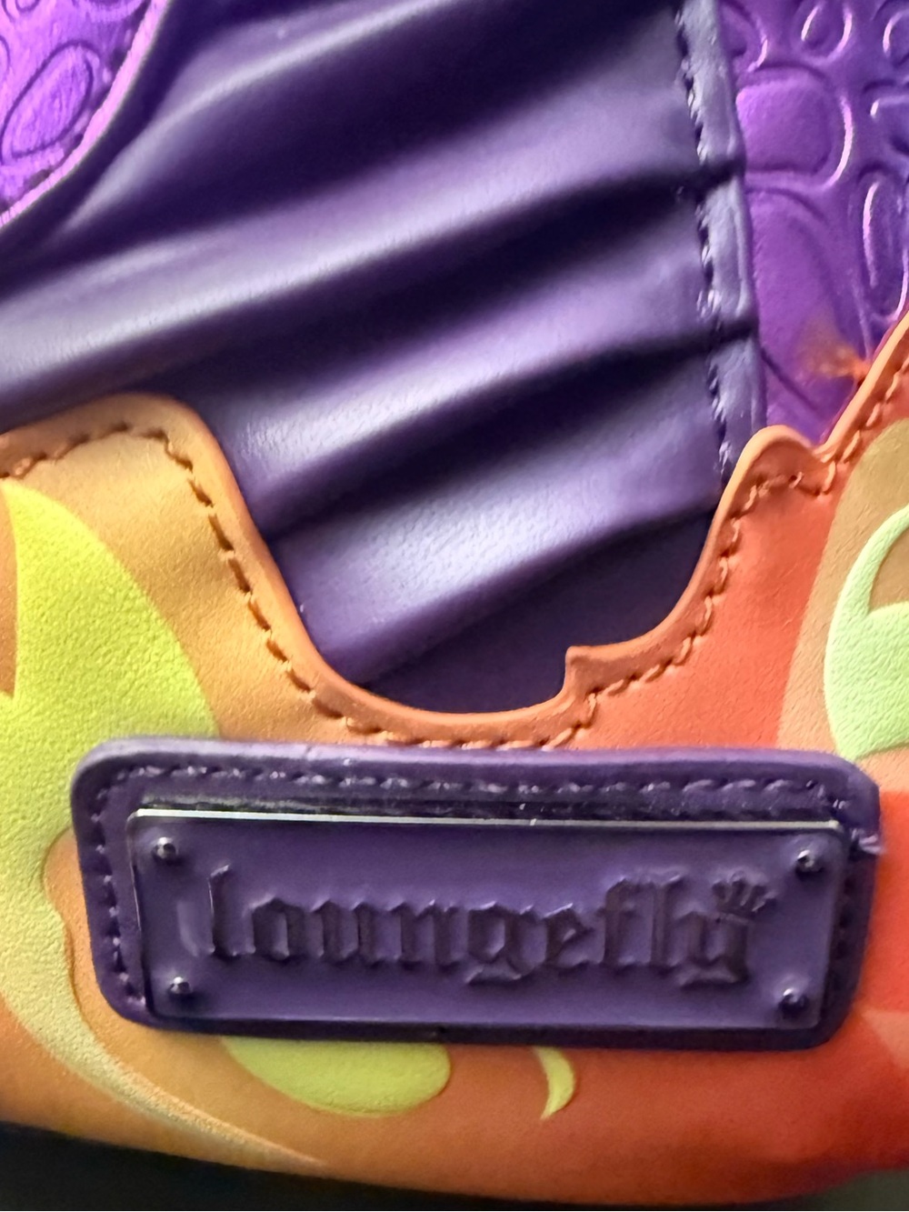 Loungefly Purple Dragon Mini Backpack (Books-A-Million Exclusive) New With Tags - Picture 6 of 7